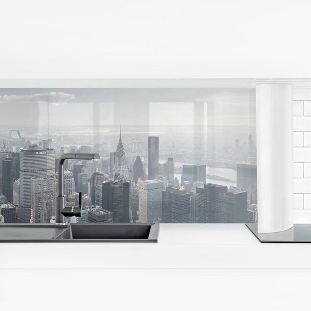 Küchenrückwand Folie selbstklebend Skyline Upper Manhattan New York City
