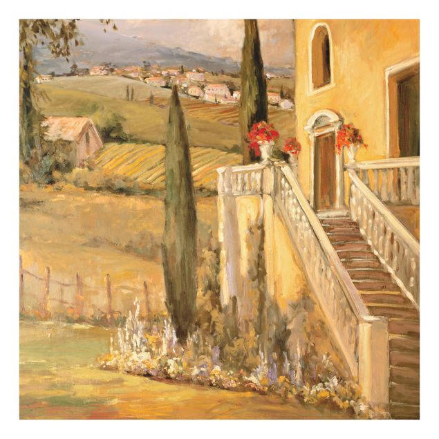 Wanddeko Landschaft Italienische Landschaft - Haustreppe