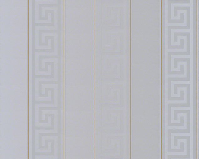 Wanddeko Wohnzimmer Versace wallpaper Versace 3 Greek in Metallic - 935245