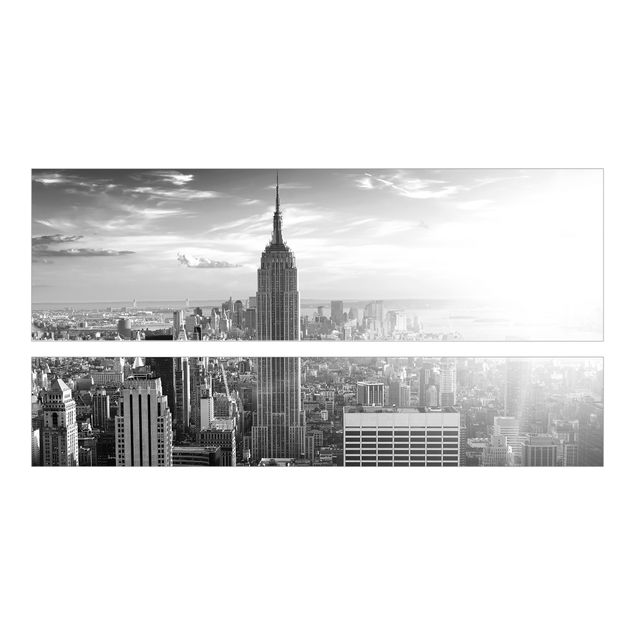 Klebefolie schwarz No.34 Manhattan Skyline Panorama
