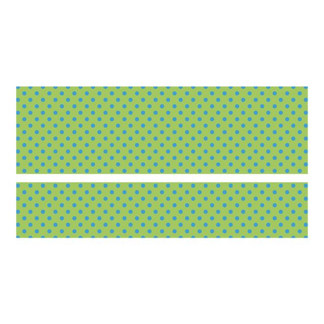 selbstklebende Folie Muster No.DS92 Punktdesign Girly Grün