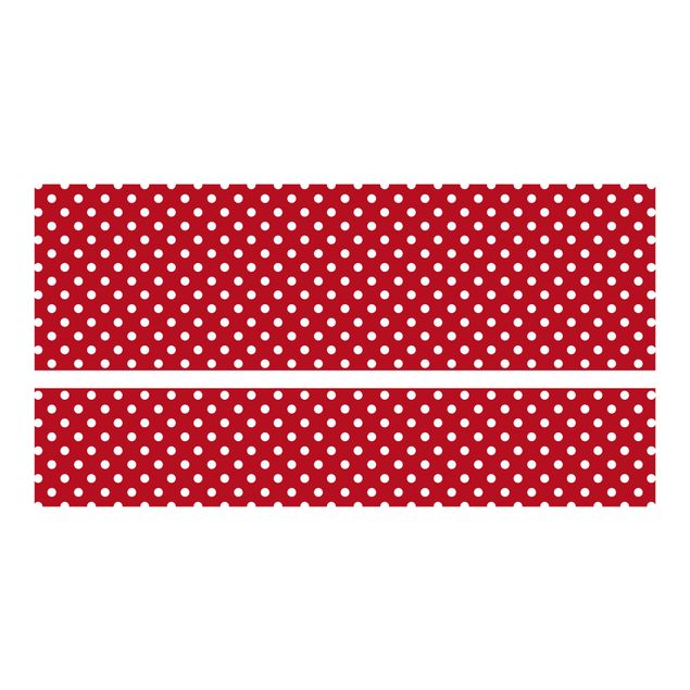 Klebefolie Muster No.DS92 Punktdesign Girly Rot