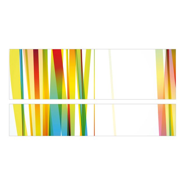 Klebefolie mit Muster Rainbow Stripes