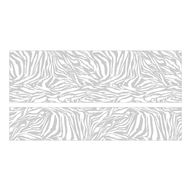 Pattern Design Zebra Design hellgrau Streifenmuster