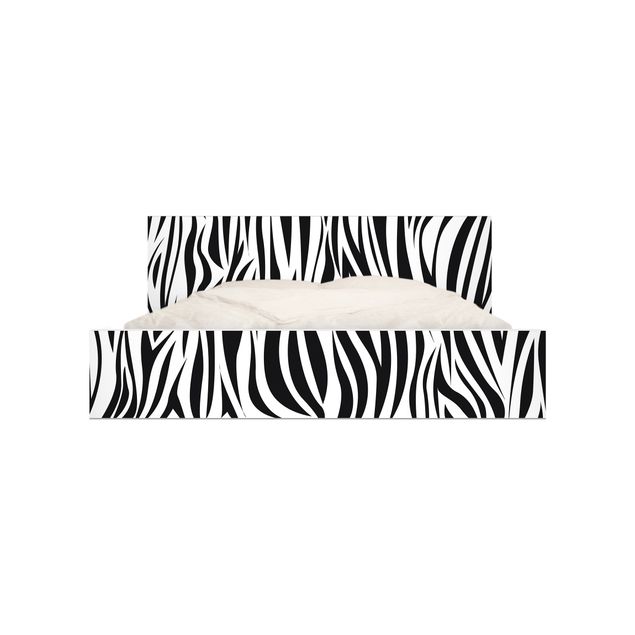 Wanddeko Streifen Zebra Pattern
