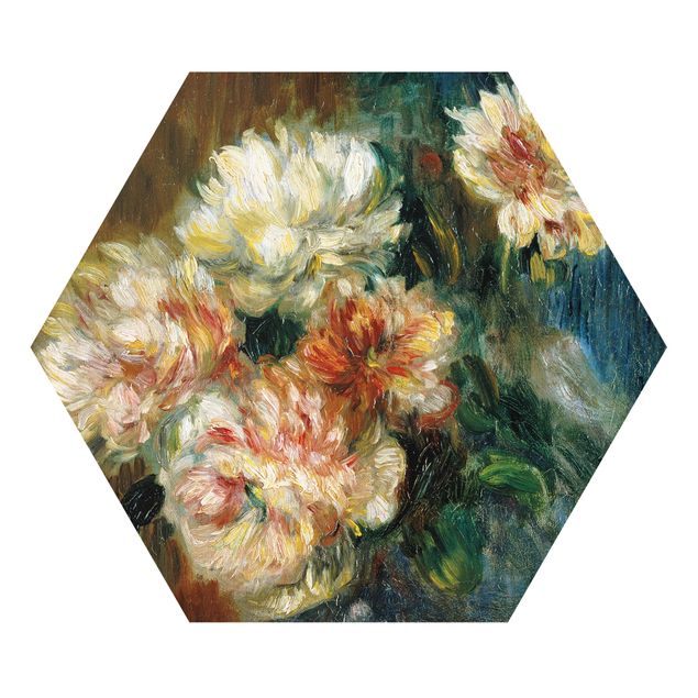 Wanddeko grün Auguste Renoir - Vase Pfingstrosen