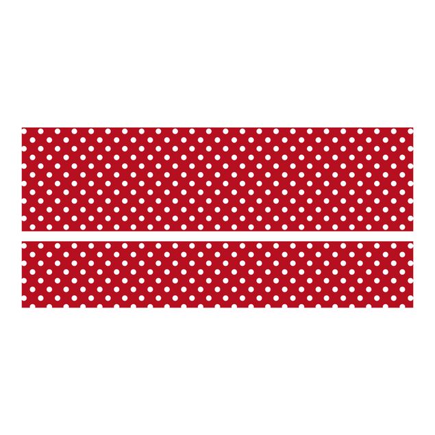 Klebefolie mit Muster No.DS92 Punktdesign Girly Rot