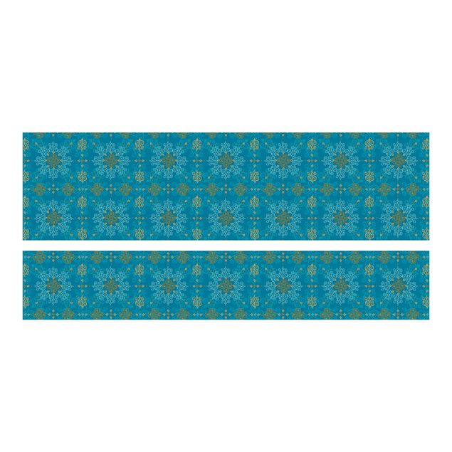 Pattern Design Orientalisches Ornament Türkis