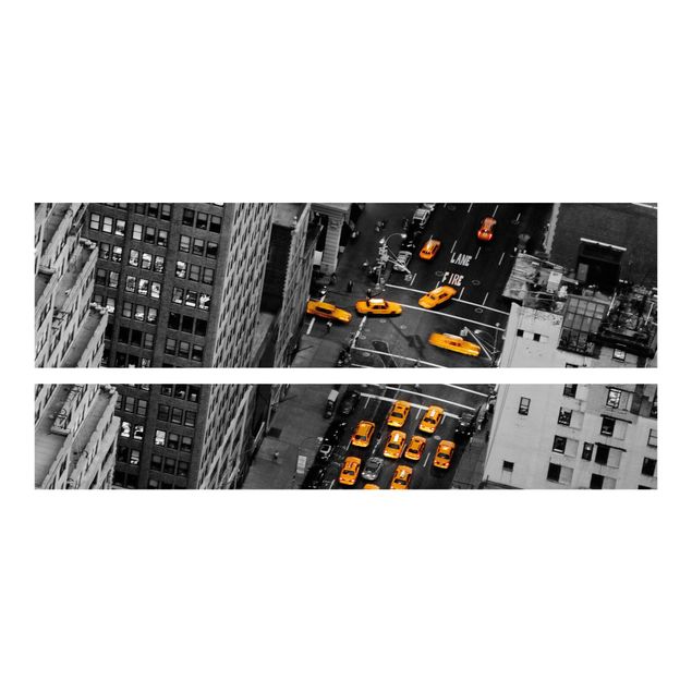 Deko Schwarz & Weiß Taxilichter Manhattan