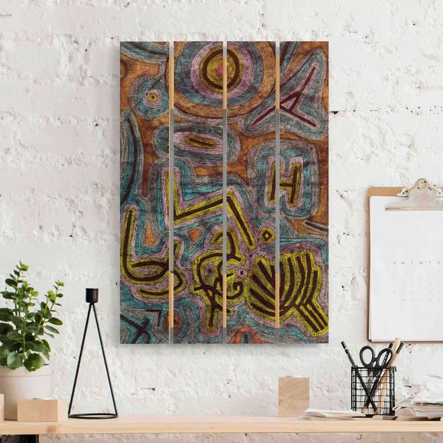 Wanddeko braun Paul Klee - Katharsis