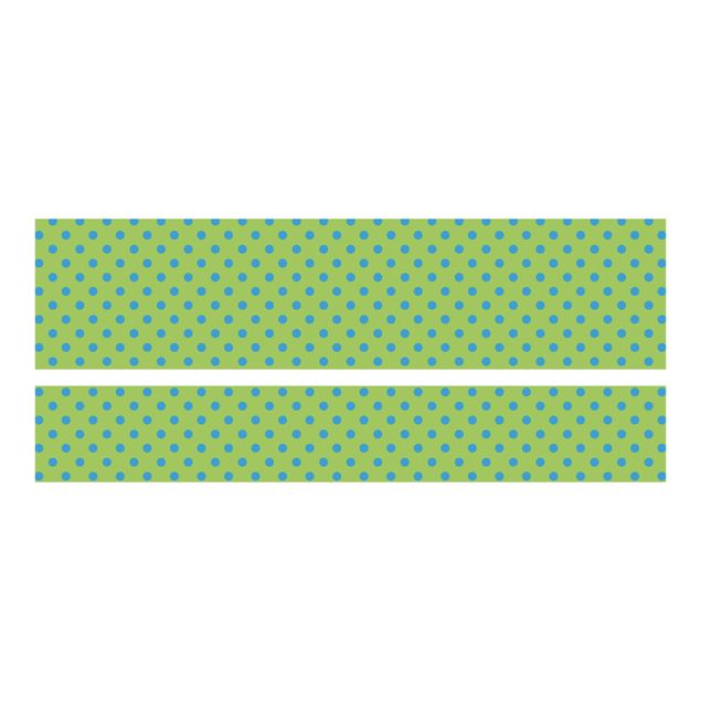 Klebefolie mit Muster No.DS92 Punktdesign Girly Grün