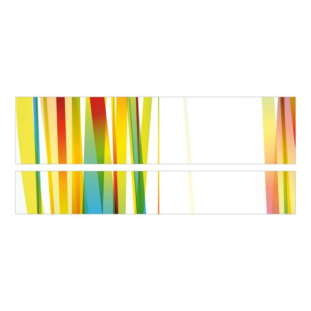 selbstklebende Folie Muster Rainbow Stripes