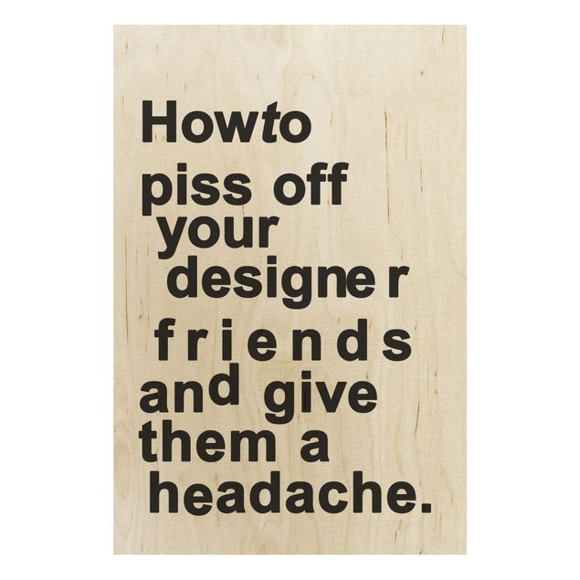 Wanddeko Flur Designers Headache