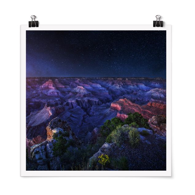 Wanddeko Wohnzimmer Grand Canyon Night