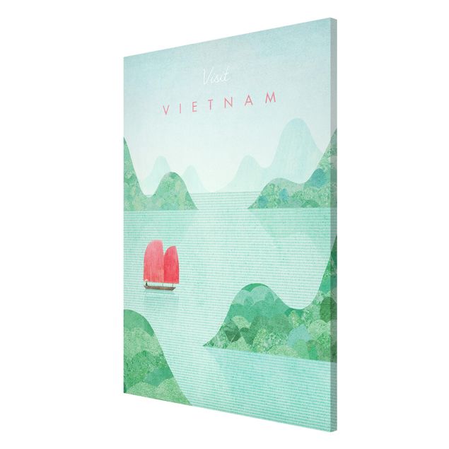 Wanddeko Esszimmer Reiseposter - Vietnam