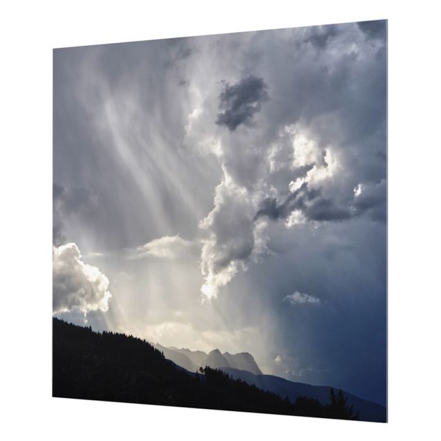 Wanddeko Fotografie Wilde Wolken