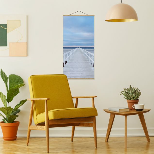 Wanddeko Wohnzimmer Brücke in Schweden