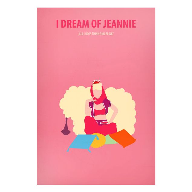 Wanddeko Wohnzimmer Filmposter I dream of Jeannie