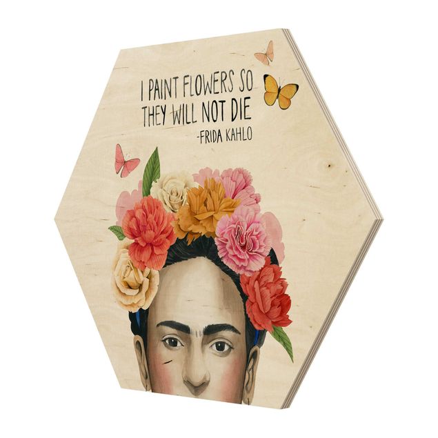 Wanddeko Praxis Fridas Gedanken - Blumen