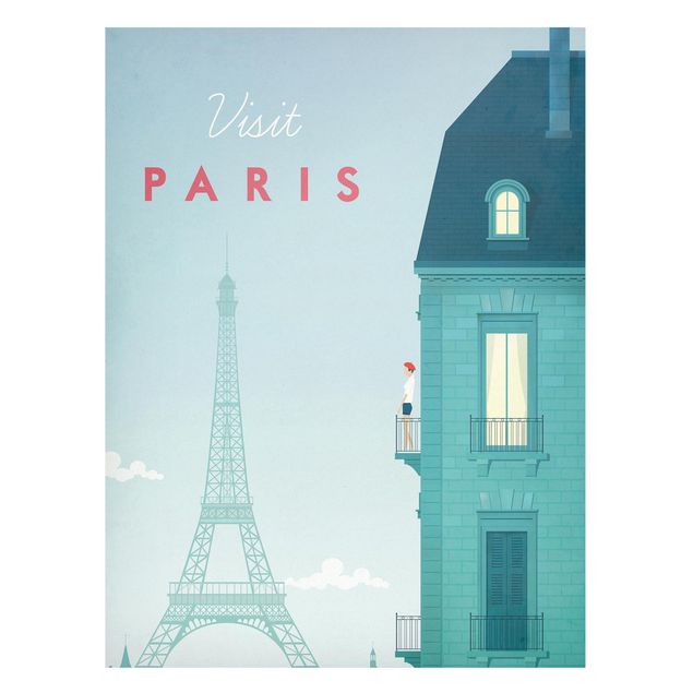 Wanddeko Architektur Reiseposter - Paris