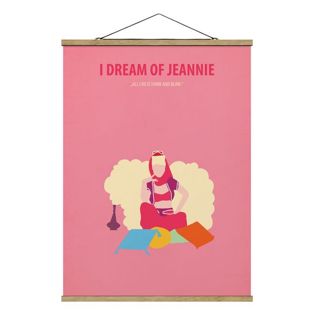 Wanddeko Esszimmer Filmposter I dream of Jeannie