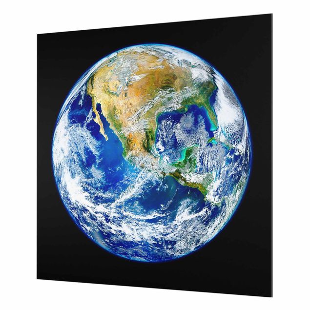 Küchenspiegel Glas NASA Fotografie Unsere Erde