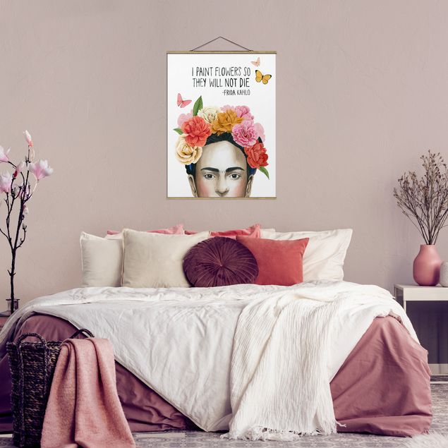 Wanddeko Wohnzimmer Fridas Gedanken - Blumen