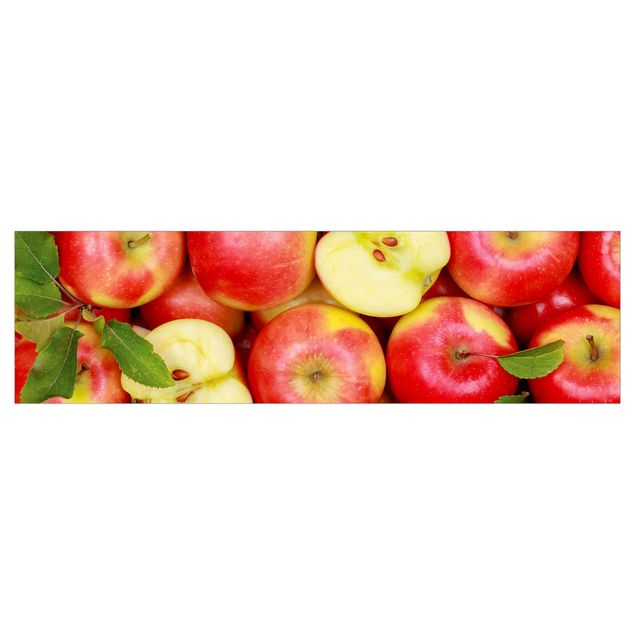 Küchenrückwand - Saftige Äpfel