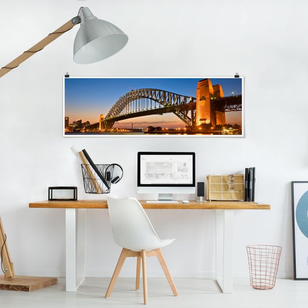 Wanddeko Schlafzimmer Harbour Brücke in Sydney