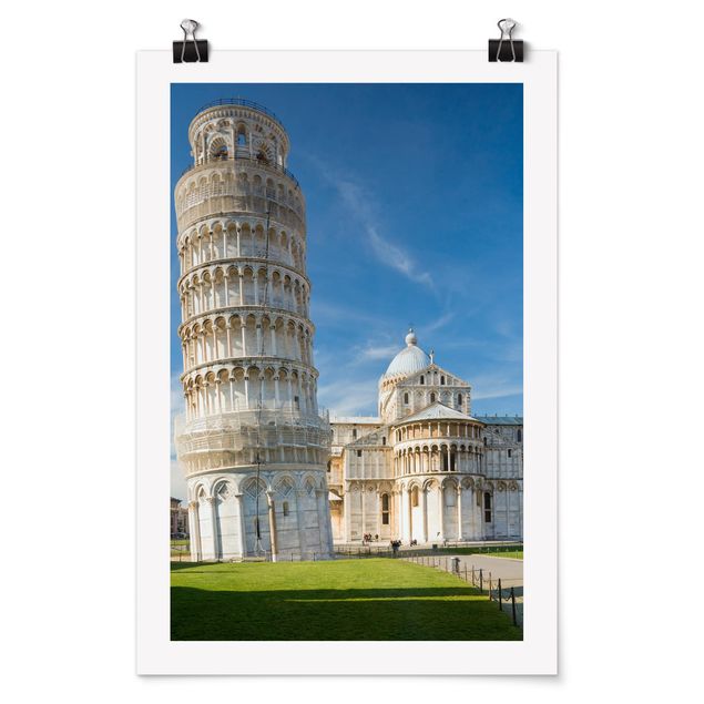 Wanddeko Schlafzimmer Der schiefe Turm von Pisa