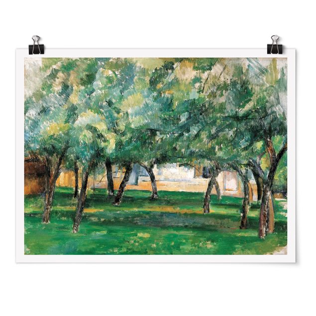 Post Impressionismus Bilder Paul Cézanne - Gehöft Normandie