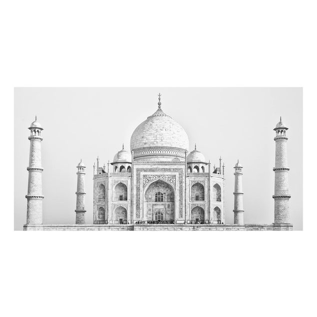 Deko Indien Taj Mahal in Grau