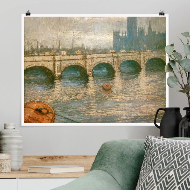 Impressionismus Bilder kaufen Claude Monet - Themsebrücke