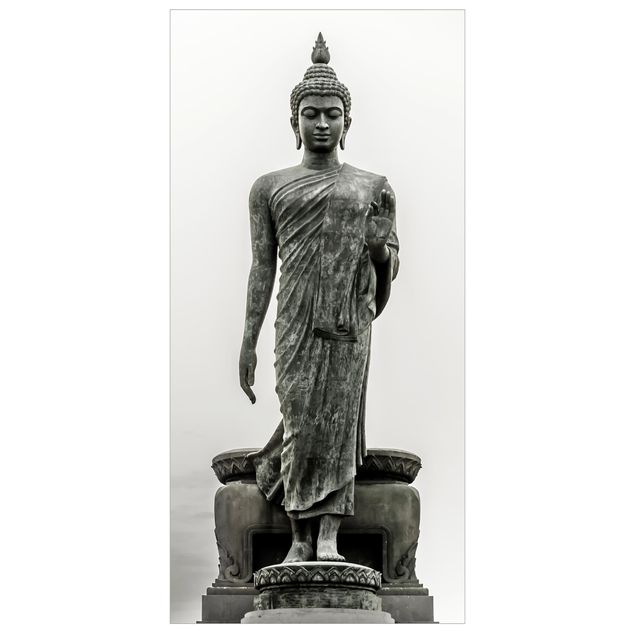 Wanddeko Esszimmer Buddha Statue