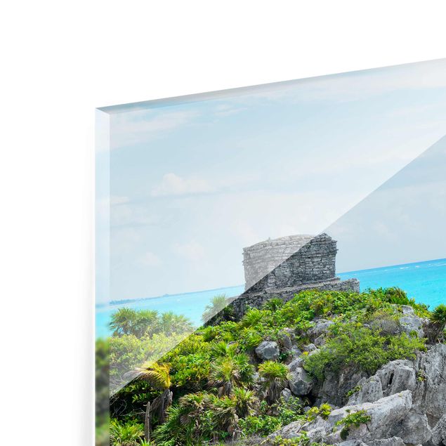 Wanddeko Flur Karibikküste Tulum Ruinen