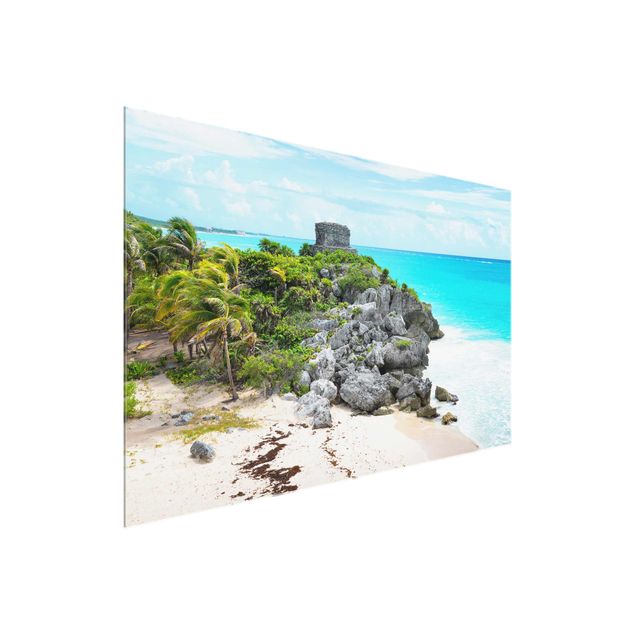 Küche Dekoration Karibikküste Tulum Ruinen