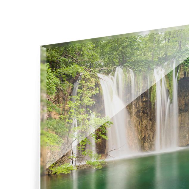 Wanddeko Büro Wasserfall Plitvicer Seen
