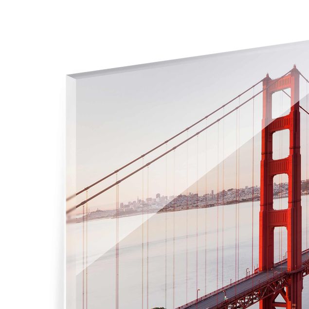 Wanddeko über Sofa Golden Gate Bridge in San Francisco
