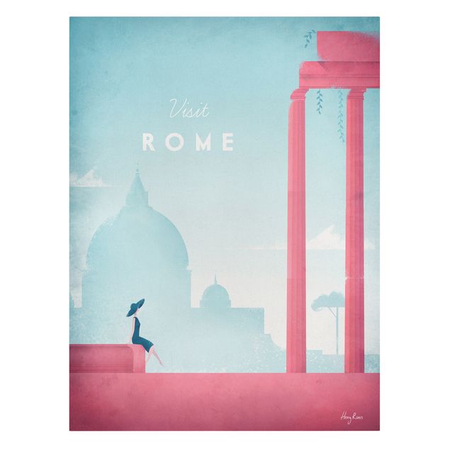 Wanddeko Flur Reiseposter - Rom