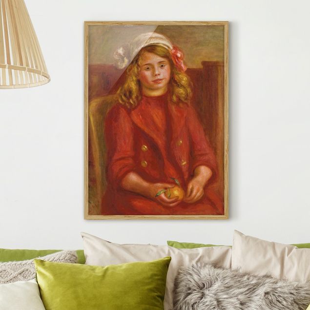 Wanddeko Wohnzimmer Auguste Renoir - Junges Mädchen mit Orange
