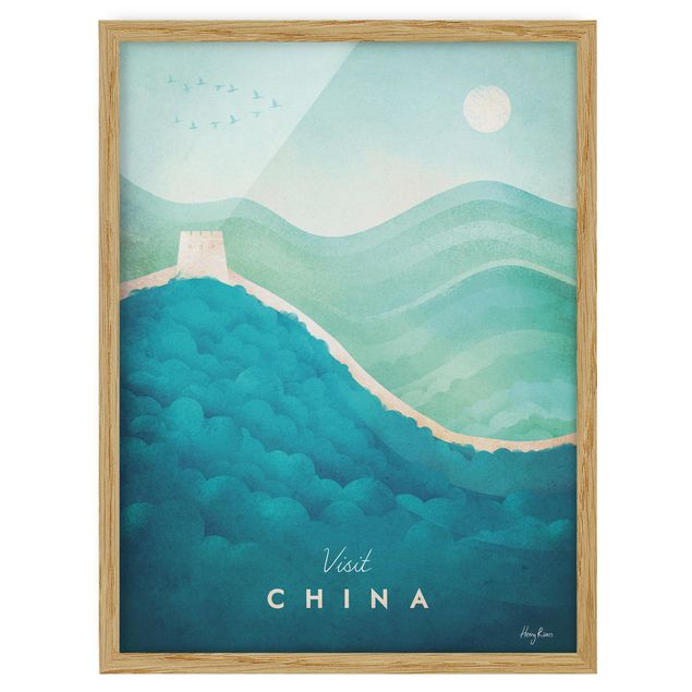Wanddeko Flur Reiseposter - China
