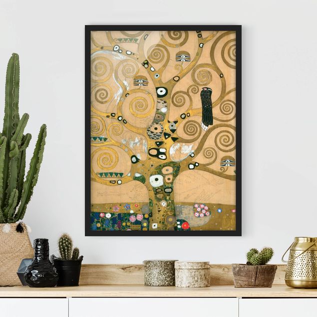Wanddeko Wohnzimmer Gustav Klimt - Der Lebensbaum