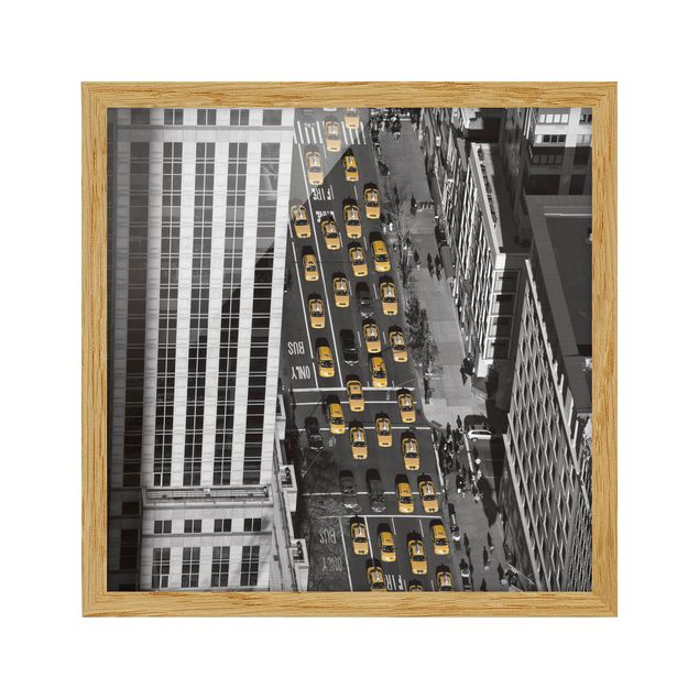 Wandbilder New York Taxiverkehr in Manhattan