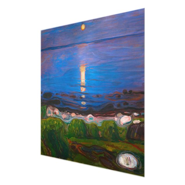 Wanddeko Schlafzimmer Edvard Munch - Sommernacht am Meeresstrand