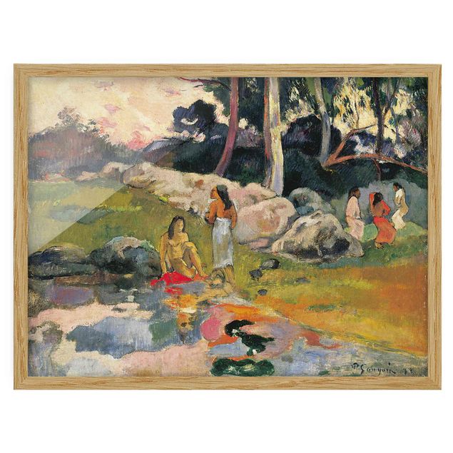 Wanddeko Flur Paul Gauguin - Flussufer