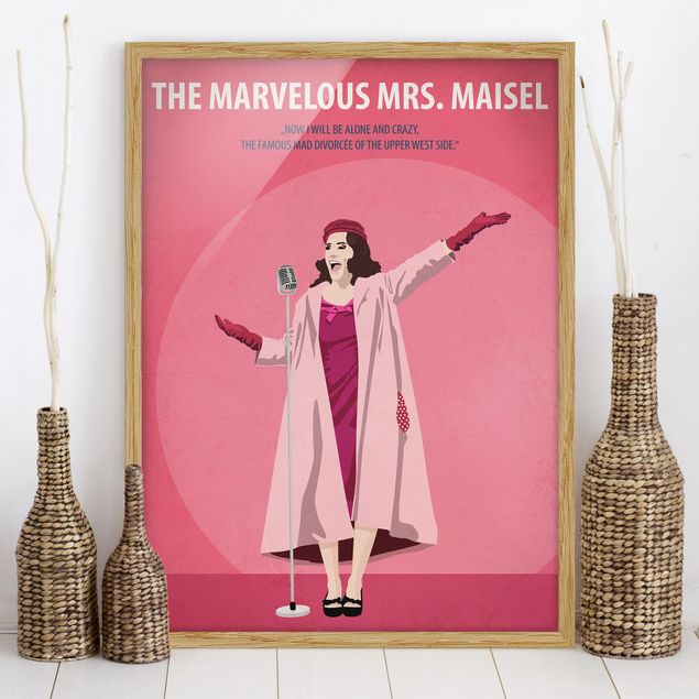 Wanddeko Wohnzimmer Filmposter The Marvelous Mrs Maisel