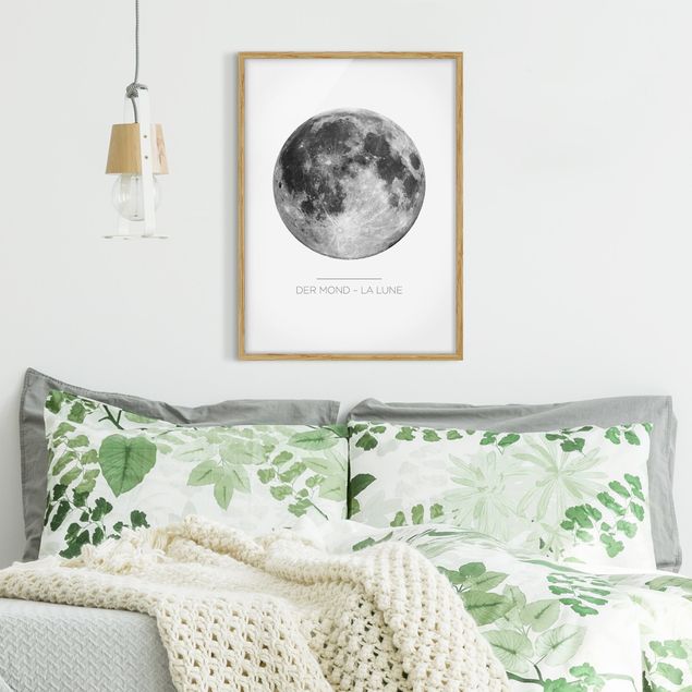 Wanddeko Flur Der Mond - La Lune