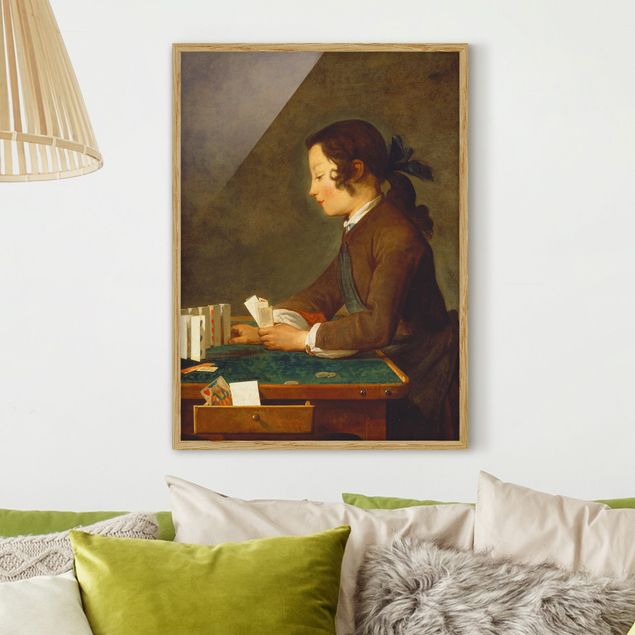Wanddeko Wohnzimmer Jean-Baptiste Siméon Chardin - Junges Mädchen