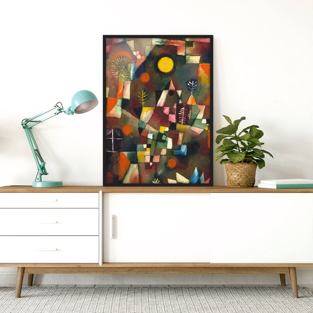 Wanddeko Schlafzimmer Paul Klee - Der Vollmond