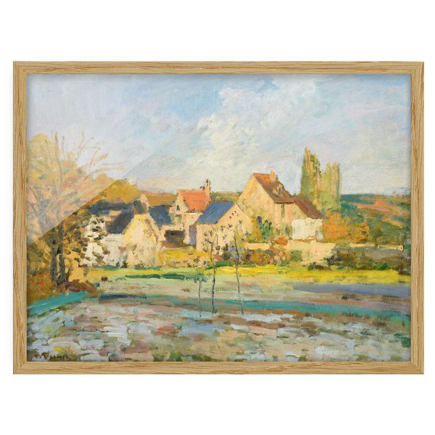 Pointillismus Bilder Camille Pissarro - Landschaft bei Pontoise
